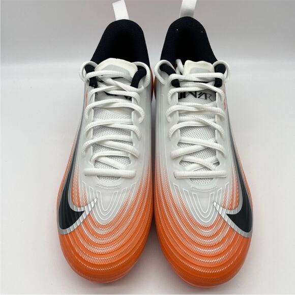 Nike Vapor Speed 3 TB Men's Football Cleats White Orange Size 8.5 HM8849-104 - Picture 2 of 4